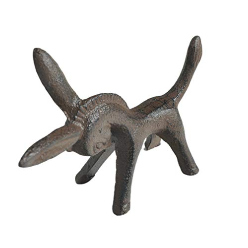 Charming Iron Animal Figurine Donkey Horse Sculpture for Home Decor