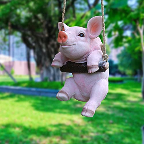 Charmingly Naive Pig Statues Home Decoration