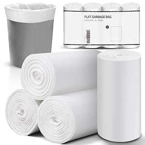 Charmount 1.2 Gallon Small Trash Bags, 200 Count Garbage Bags Bathroom Trash Can Liners