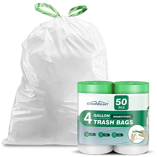 Charmount 4 Gallon Trash Bag Drawstring