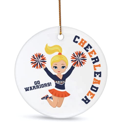 Cheerleader Ornament - Customizable Christmas Tree Decor