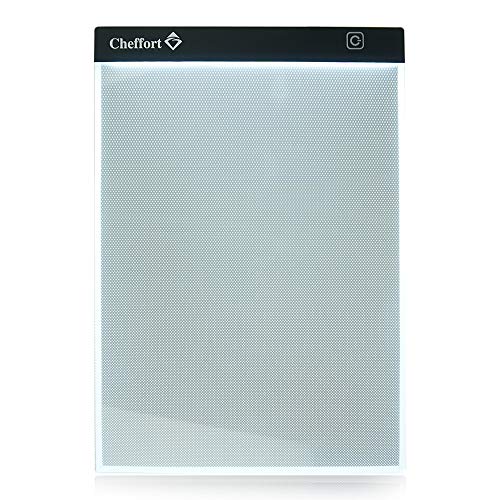 Cheffort Dimmable A4 LED Light Tablet Board for Artists