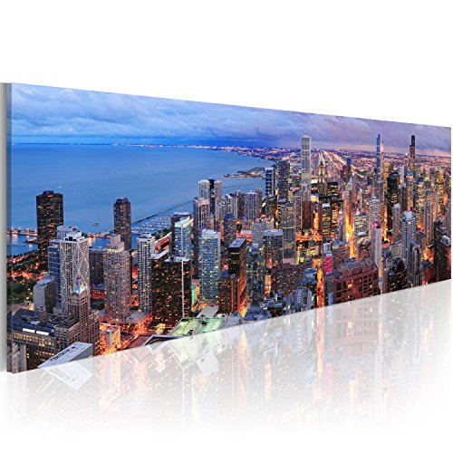 Chicago Canvas Wall Art Print - Stunning Skyline Decor