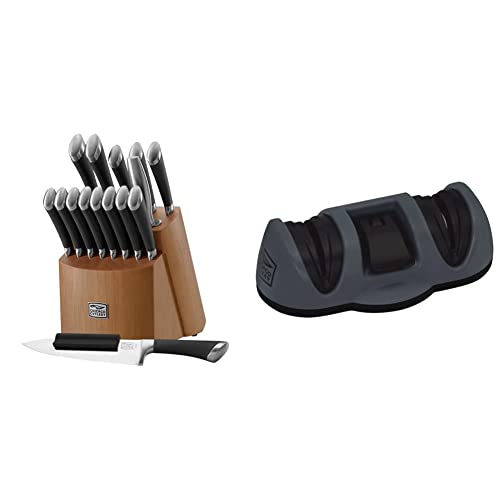 Chicago Cutlery Fusion Knife Set with Sharpener