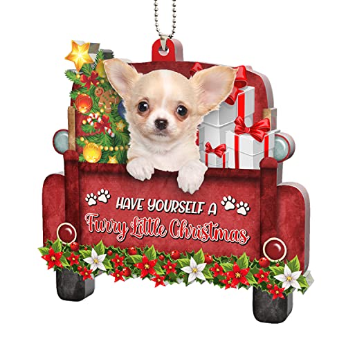 Chihuahua Dog Christmas Tree Ornaments