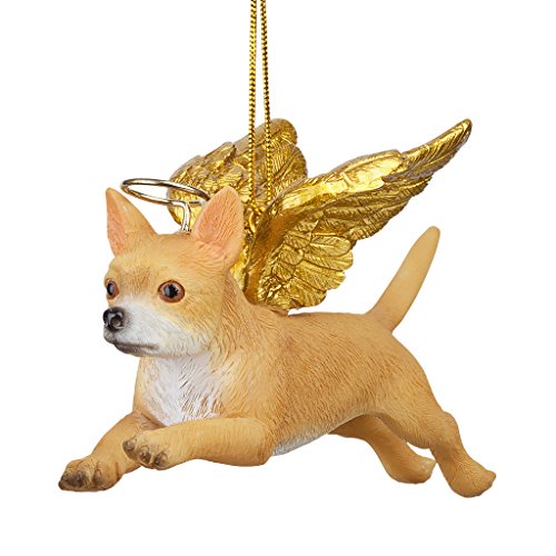 Chihuahua Holiday Dog Angel Ornament
