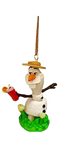 Chilling Beach Olaf Snowman Christmas Ornament