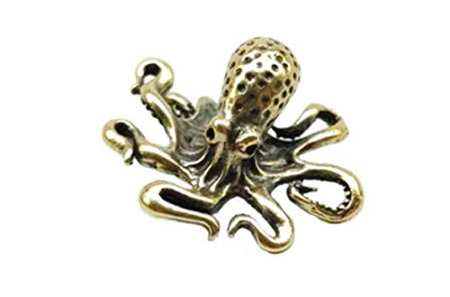 Chinese Brass Octopus Decor Statue Figurines