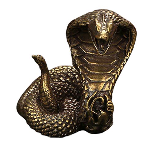 Chinese Zodiac Snake Figurine Cobra Sculpture