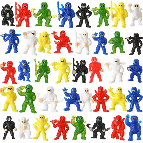 Chivao Mini Ninja Figurines - Assorted Warriors and Party Favors