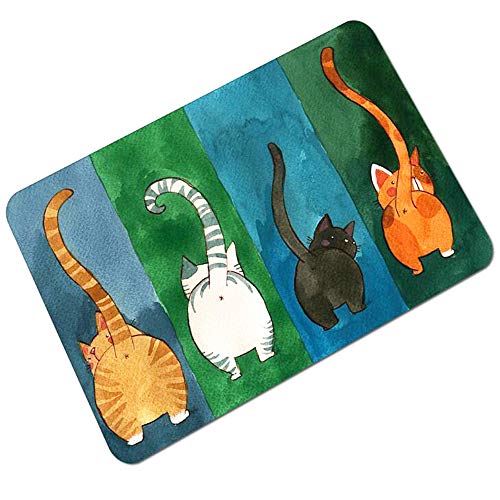 CHOOLD Cute Cat Butt Bedroom Area Rug