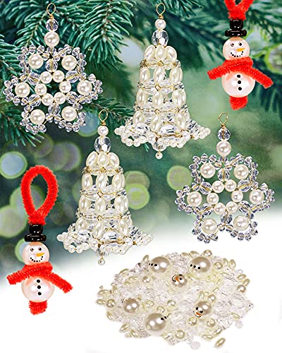 Christmas Beaded Ornaments Kits - DIY Holiday Tree Decorations