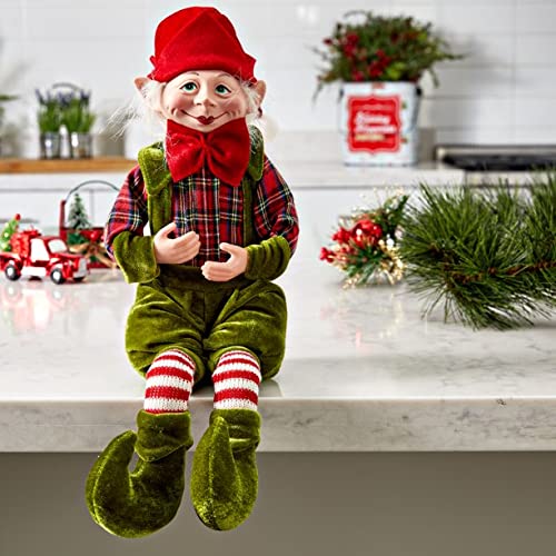 Christmas Elf Shelf Tabletop Plush Figurine