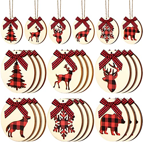 Christmas Hanging Wooden Ornaments