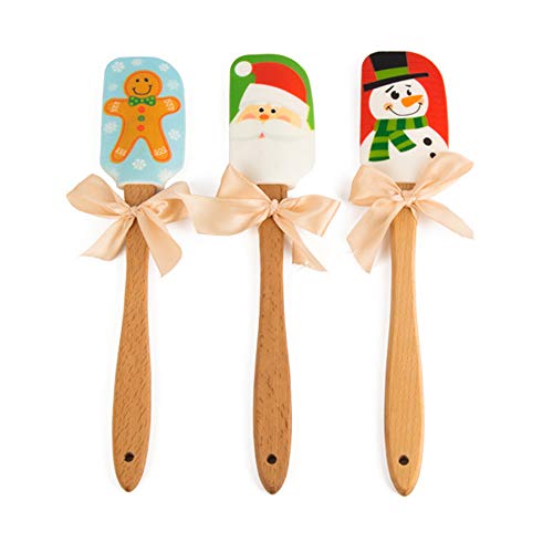 Christmas Kitchen Silicone Spatula Set