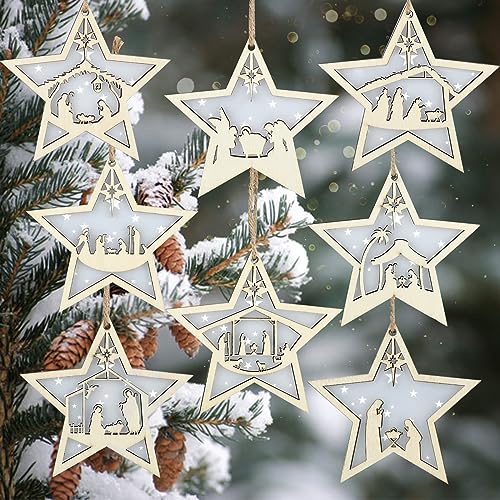Christmas Nativity Scene Ornaments