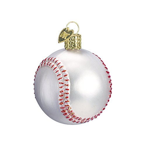 Christmas Ornament Baseball Glass Blown Ornament