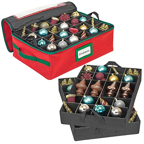 Christmas Ornament Storage Container Box