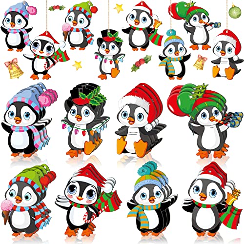 Christmas Penguin Ornaments for Xmas Tree