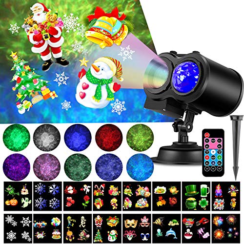 Christmas Projector Lights with 16 Switchable Patterns