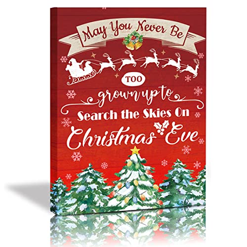 Christmas Quote Pictures Canvas Art