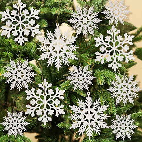 Christmas Snowflake Ornaments for Tree Decorations
