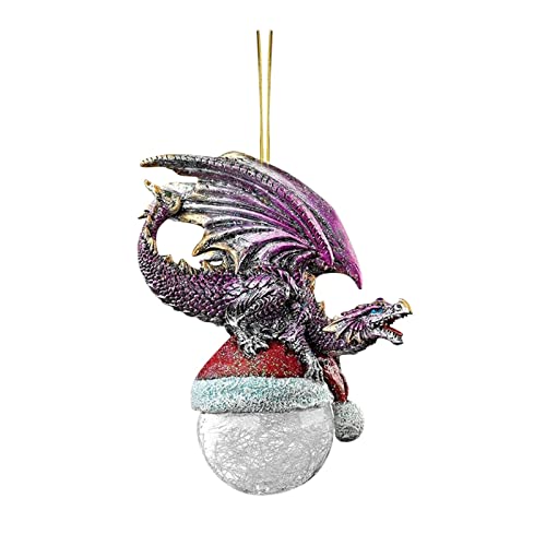 Christmas Tree Acrylic Dragon Ornament