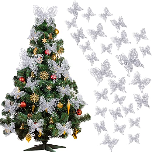 Christmas Tree Butterfly Decorations