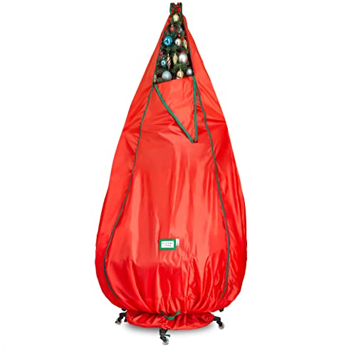 Christmas Tree Storage Bag with Rolling Stand