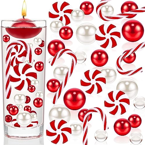 Christmas Vase Filler Beads and Candy Water Gel Beads