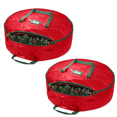 Christmas Wreath Storage Container - 24 Inch