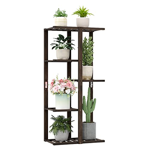 Chuuya Plant Stand, Bamboo Plant Shelf Indoor Outdoor, Build Your Mini Garden