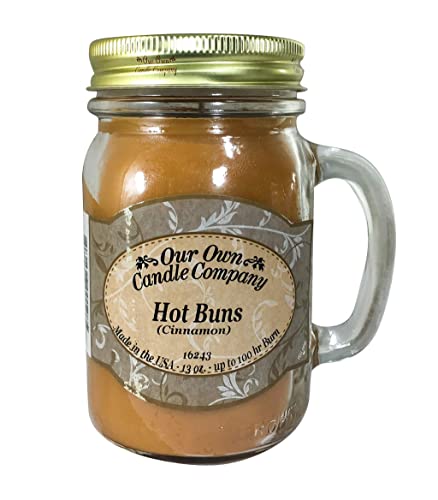 Cinnamon Hot Buns Scented Mason Jar Candle