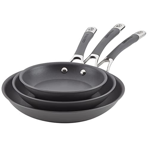 Circulon Radiance Nonstick Fry Pan Set - 8.5 Inch, 10 Inch, and 12.25 Inch