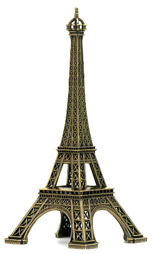 City-Souvenirs Mini Eiffel Tower Statue Replica 2.75 Inch Paris Figurine