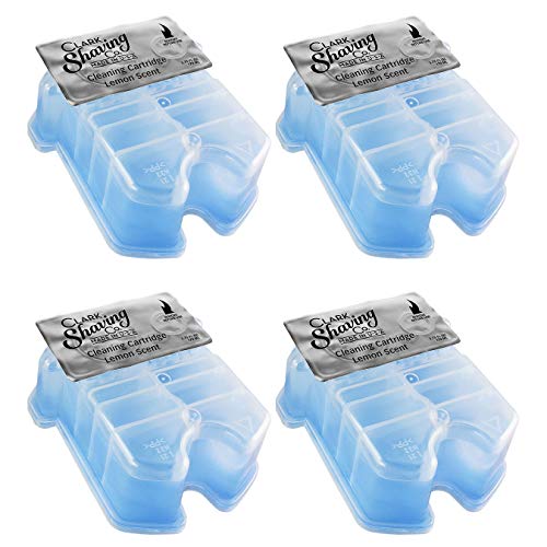 Clark Shaving Co. Refill Cartridges for Braun Clean & Renew CCR (4-Pack)