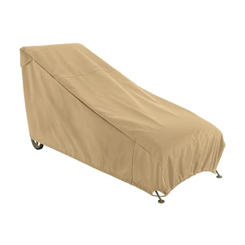 Classic Accessories Terrazzo Water-Resistant 66 Inch Patio Chaise Lounge Chair Cover