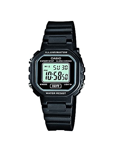 Classic Digital Black Resin Watch