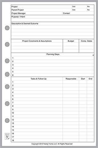 Classic Size Project Planner for 7-Ring Notebooks