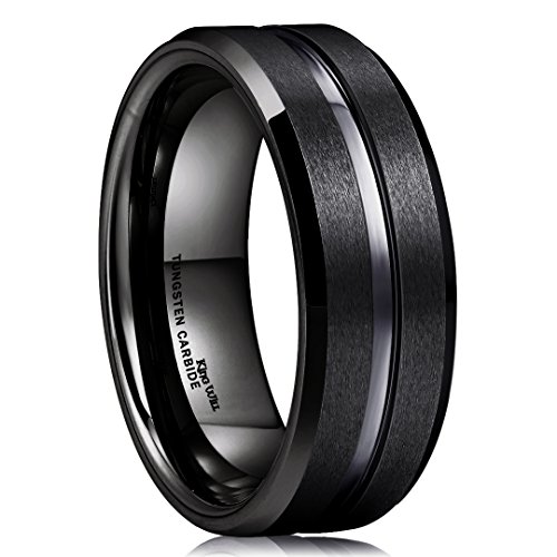 Classic Tungsten Carbide Wedding Band Ring for Men
