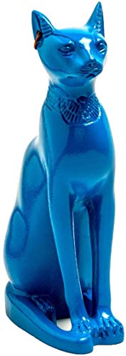 Classical Blue Bastet Cat Statue