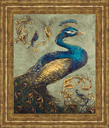 Classy Art Peacock Framed Print Wall Art
