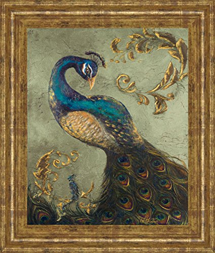 Classy Peacock Print Wall Art