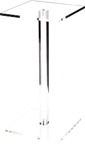 Clear Acrylic Barbell Pedestal Riser