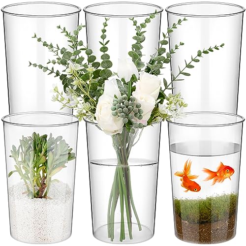 Clear Acrylic Flower Vases for Centerpieces