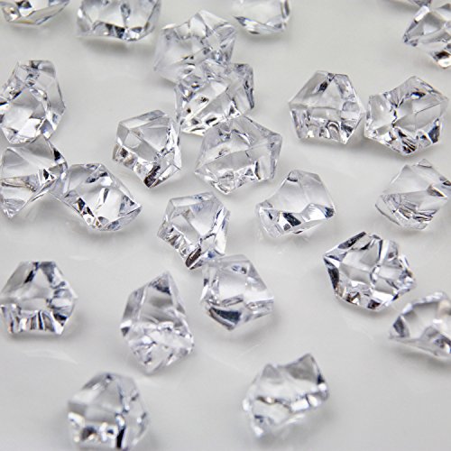 Clear Acrylic Ice Rock Crystals Treasure Gems