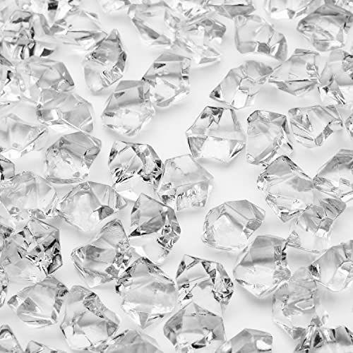 Clear Acrylic Ice Rocks Crystals Gems - Vase Filler Table Scatter