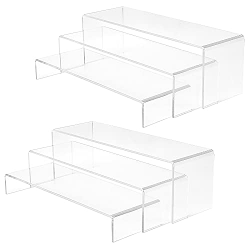 Clear Acrylic Risers for Display and Organization