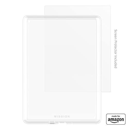Clear Case with Screen Protector for Kindle Paperwhite & Kindle Paperwhite Signature Edition