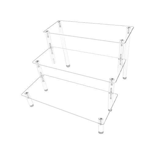 Clear Display Risers Stand